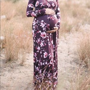 XS Maternity Wrap dress -Motherhood